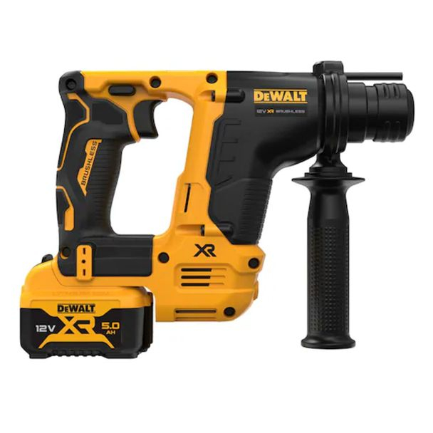 Ciocan rotopercutor SDS Plus DeWALT DCH072P2, 1.1 J, cu 2 acumulatori XR 12V / 5.0Ah si incarcator [3]