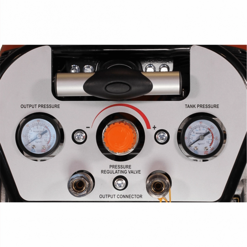 Compresor de aer cu piston BISONTE SC020-015 fara ulei 230V 2,0cp debit aer 206 l/min presiune 8 bar [5]
