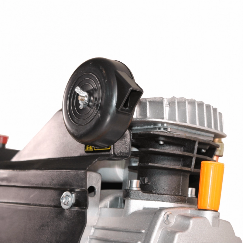 Compresor de aer cu piston BISONTE SF020-050 cu ulei 230V 2,0 cp, debit aer 187 l/min presiune 8 bar [6]
