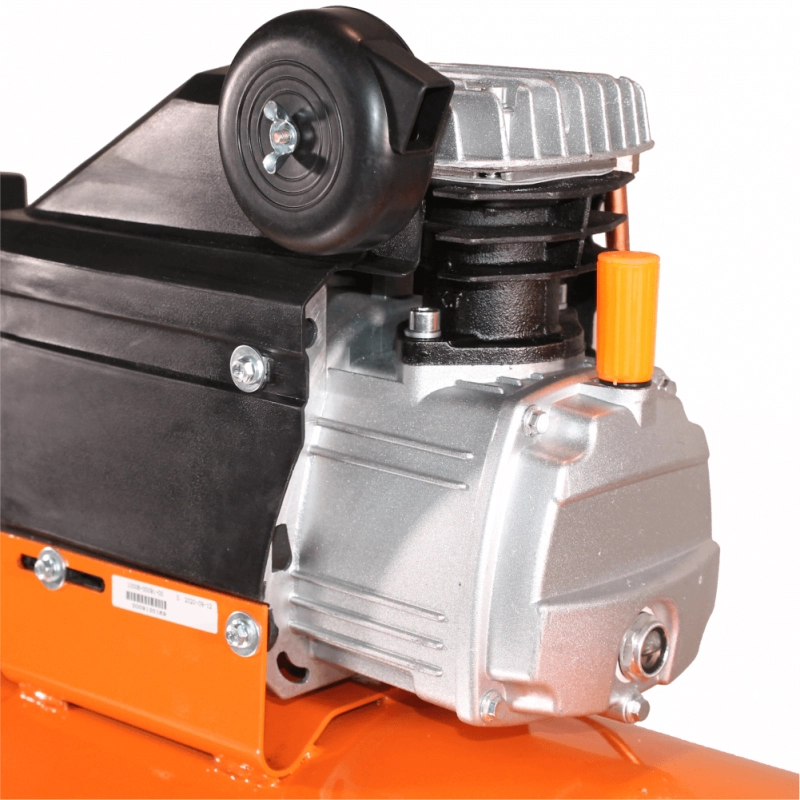Compresor de aer cu piston BISONTE SF020-100 cu ulei 230V 2,0 cp, debit aer 187 l/min presiune 8 bar [4]