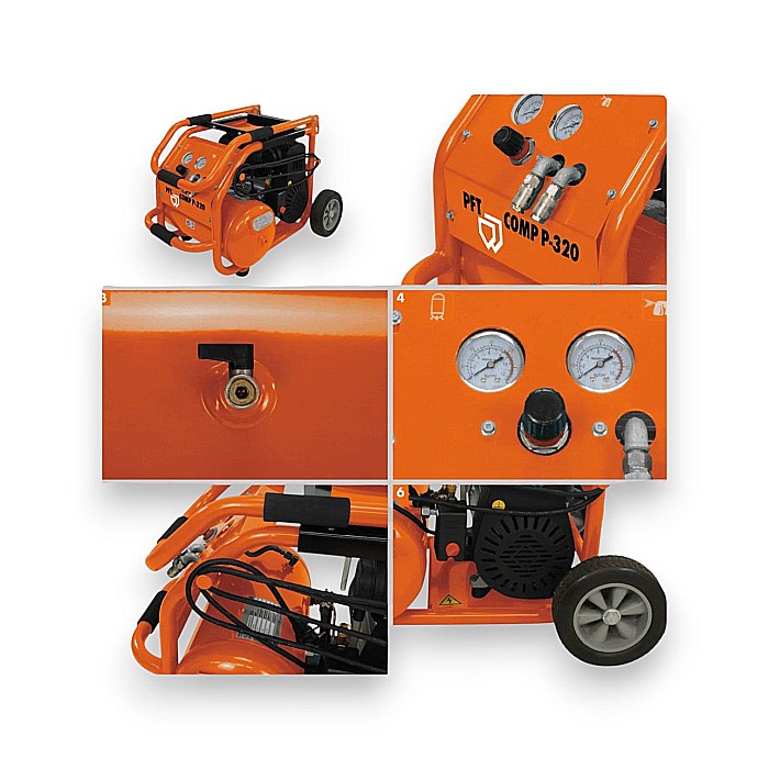 COMPRESOR DE AER PFT P-320 MONOFAZIC 230 V [2]