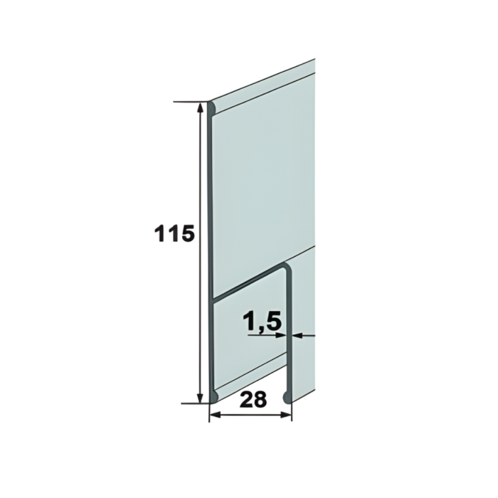 Dreptar de tencuiala tip h [2]
