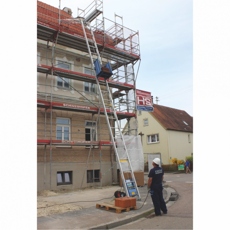 Elevator materiale constructii GEDA 200 STANDARD complet echipat, H=19,5m [13]