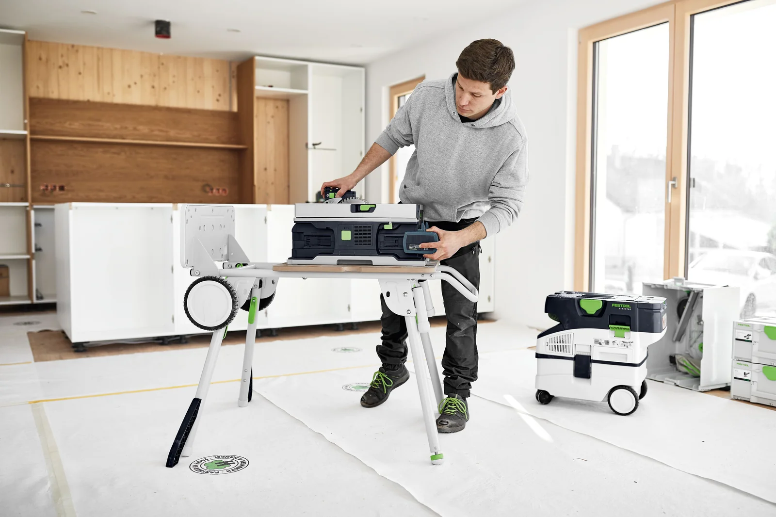 Festool Ferăstrău circular cu masă, cu acumulator CSC SYS 50 EB-Basic-Set [5]