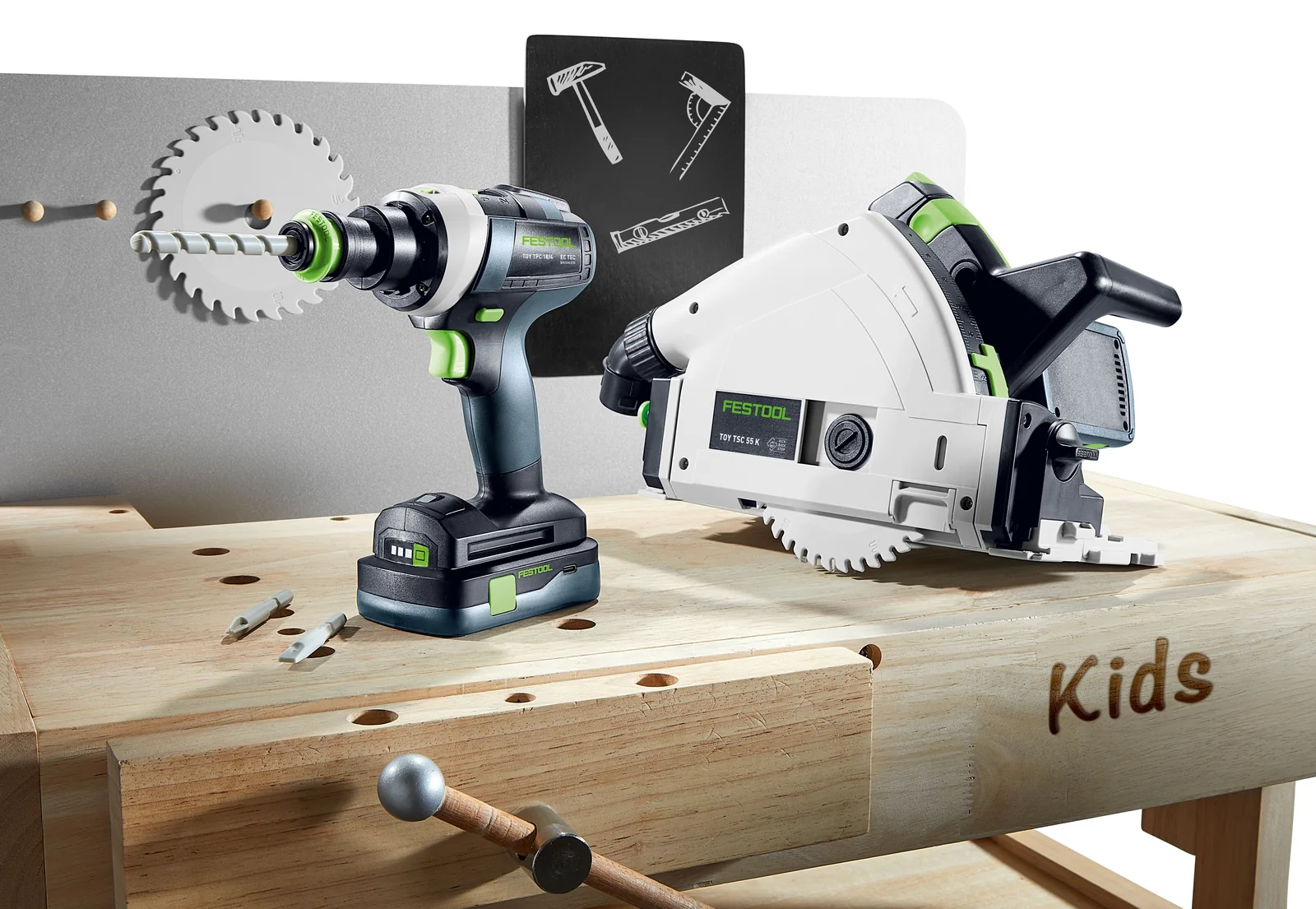Festool Jucărie care imită maşina de găurit şi înşurubat cu acumulatori TY-TPC [3]