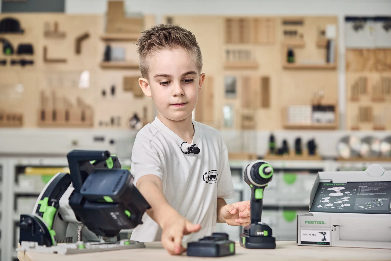 Festool Jucărie care imită maşina de găurit şi înşurubat cu acumulatori TY-TPC [4]