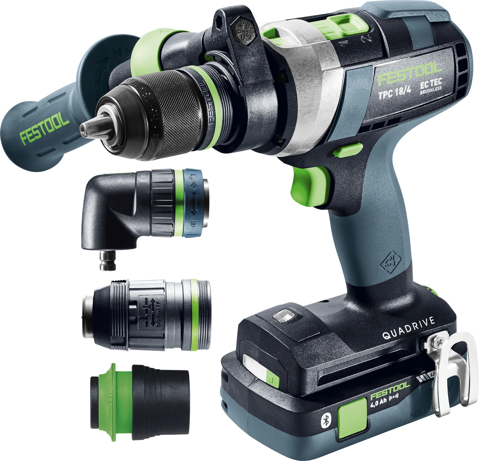 Festool Masina de gaurit cu percutie, cu acumulator QUADRIVE TPC 18/4 5,0/4,0 I-Set/XL [2]