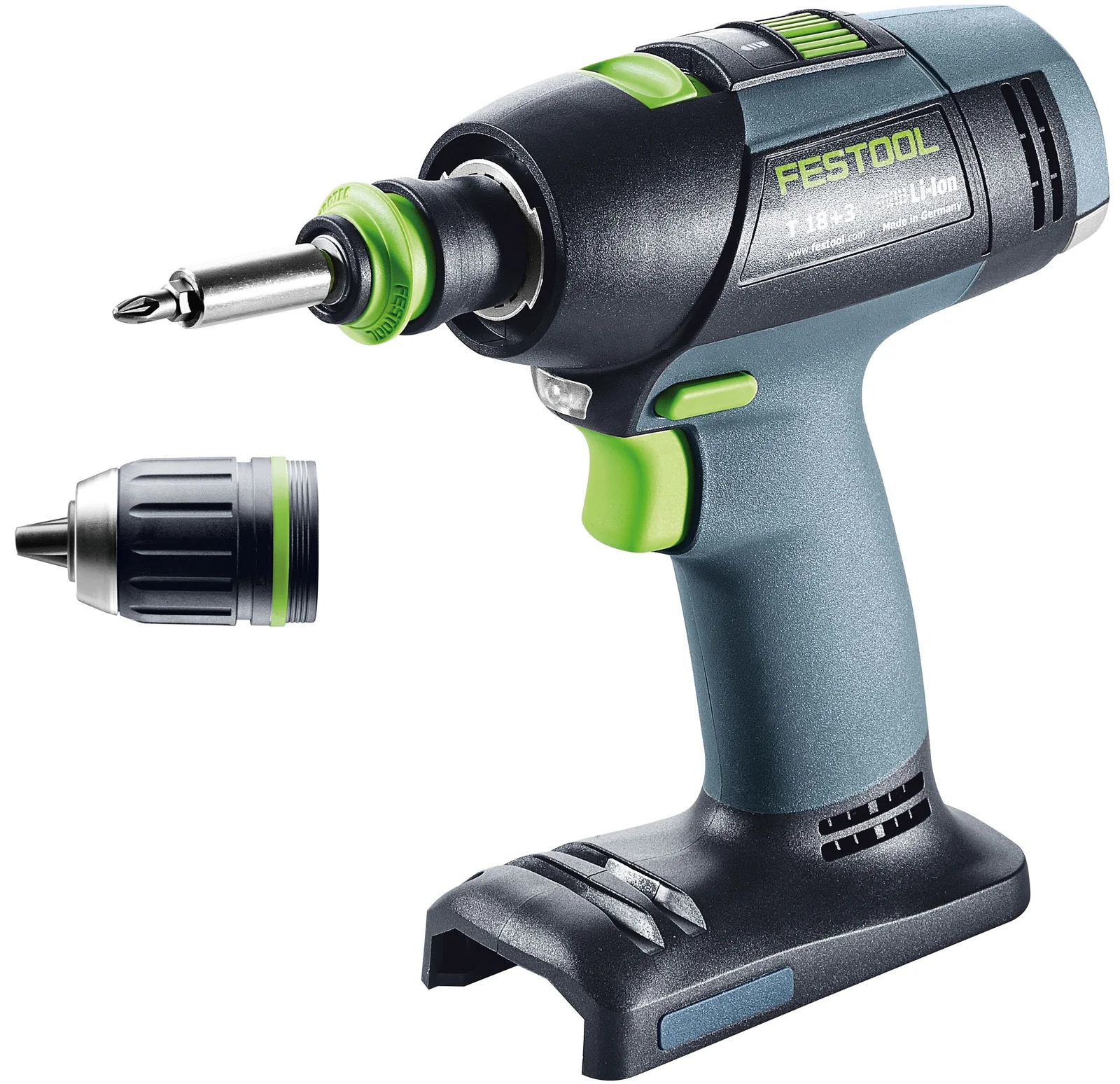 Festool Masini de gaurit si insurubat cu acumulatori T 18+3-Basic [2]