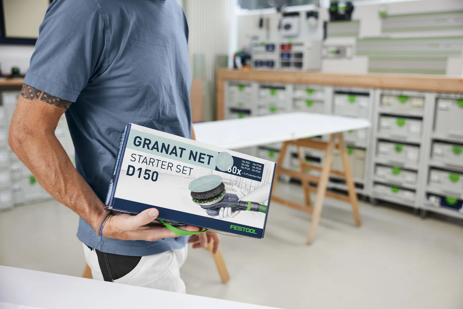 Festool Material abraziv reticular Granat Net D150 GR NET-Set [4]