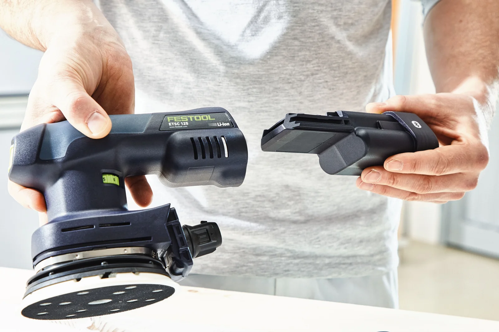 Festool Şlefuitor cu excentric cu acumulatori ETSC 125 3,0 I-Plus [4]