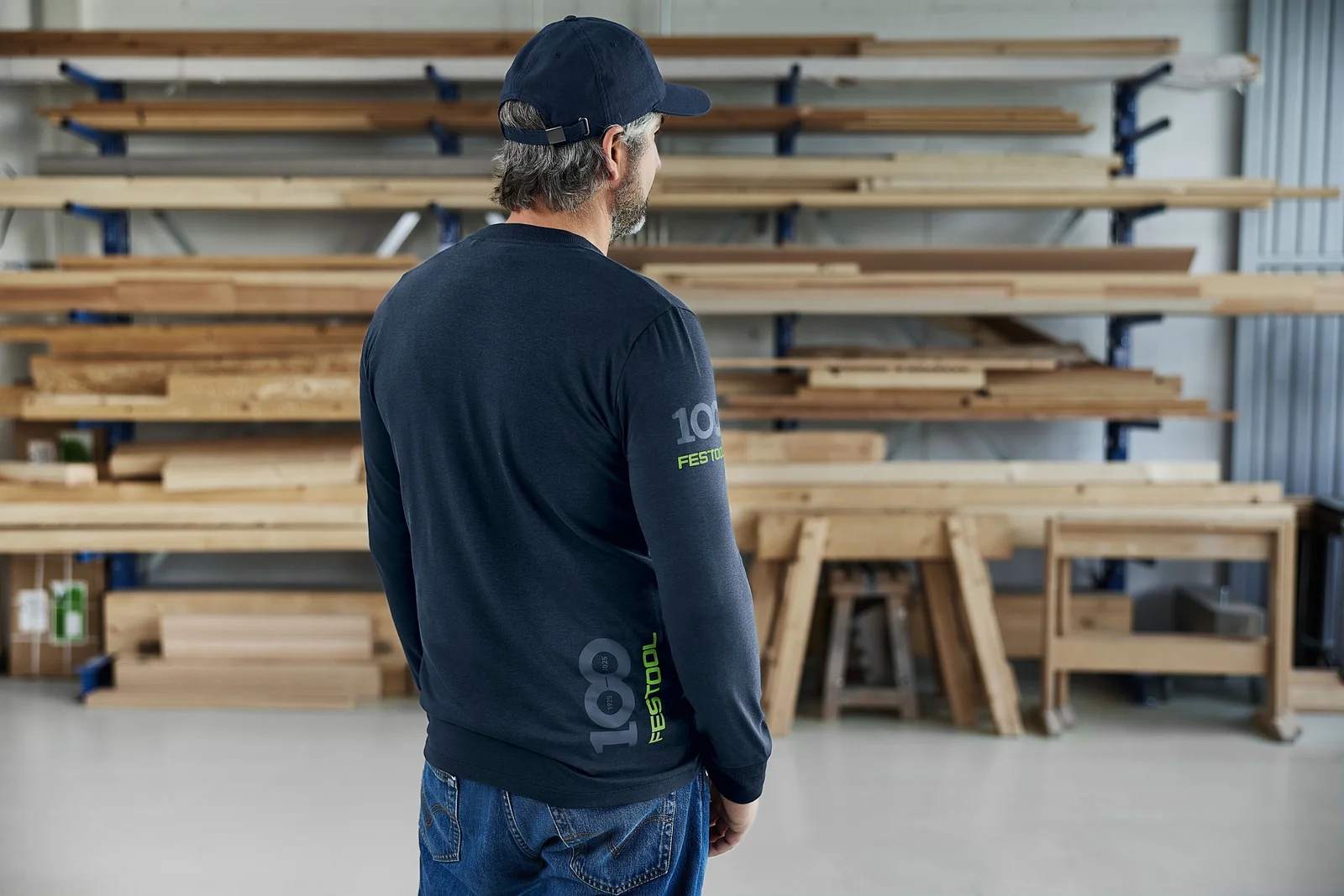 Festool Tricou cu mânecă lungă, cu sigla 100 de ani LS-FT1-L 100Y [3]