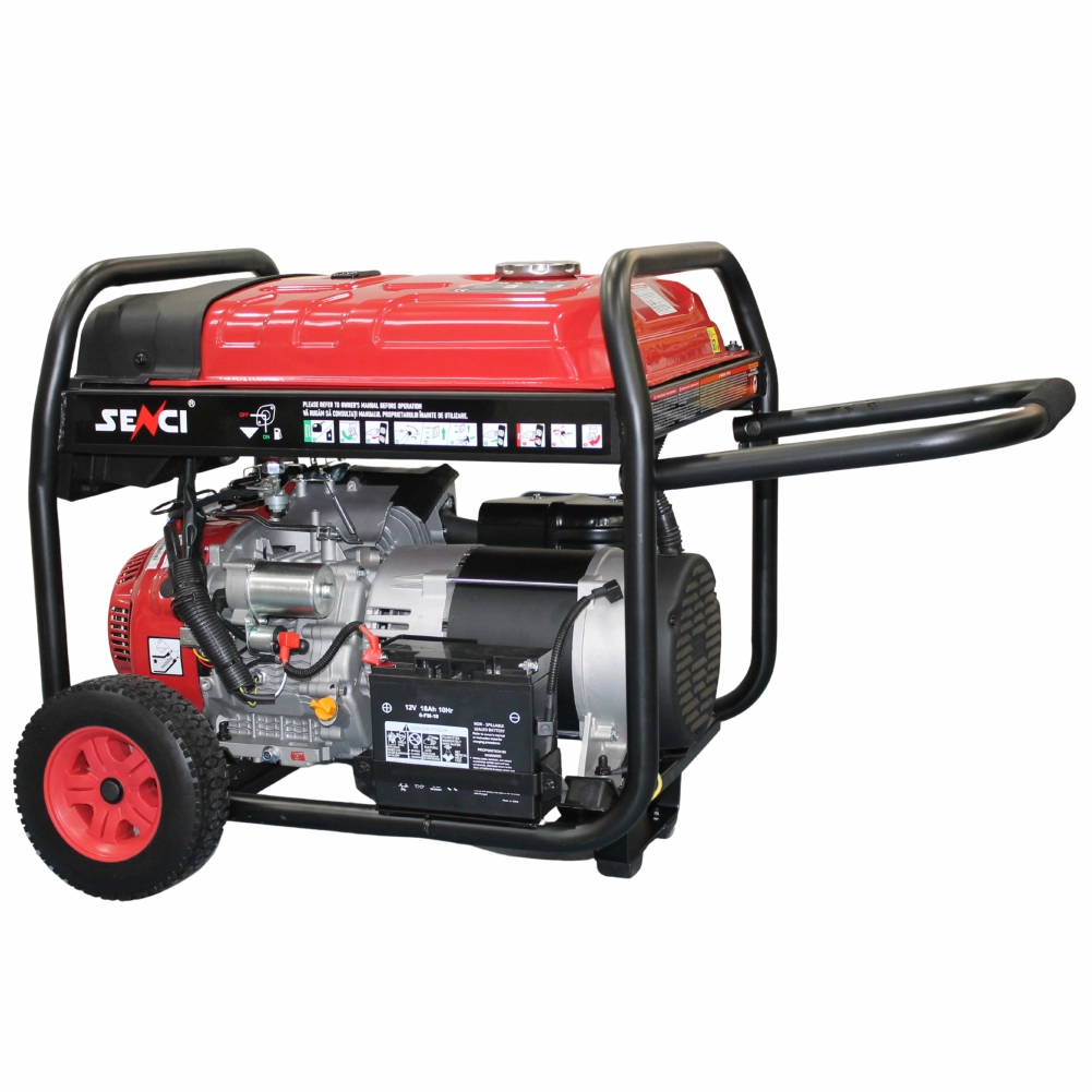 Generator de curent SENCI SC12000TEQ EVO P.max=9.5kW 230V/400V, roti si manere incluse [5]
