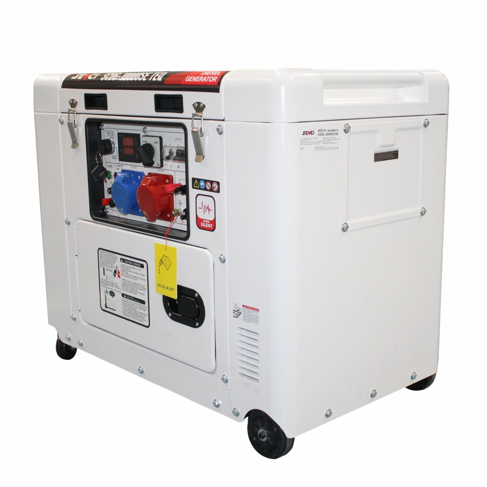 Generator insonorizat diesel SENCI SCDG-10000SE TEQ Pmax 9.4kVA 230V/400V pregatire ATS inclusa [2]