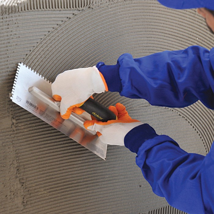 Gletiera cu Dinti DEKOR - Maner Aluminiu - 12x12 - 30 cm [3]