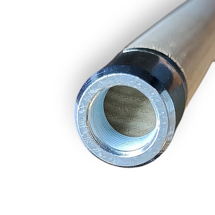 Coada de lemn 130cm filet metalic interior M18 [2]