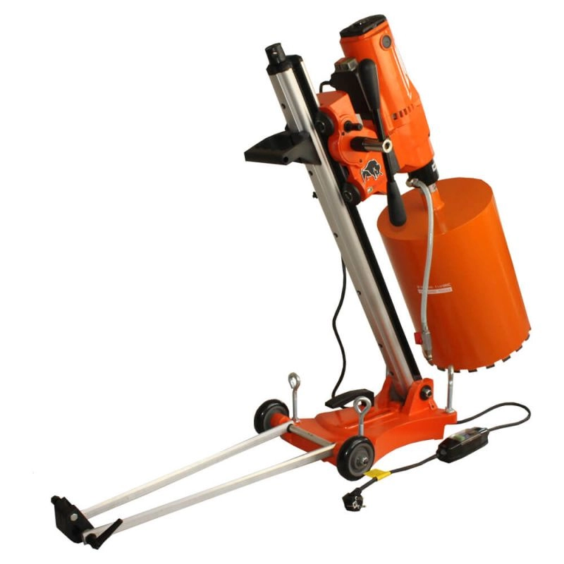 Masina de carotat BISONTE EC2800 230V 2800 W Ø maxim pentru carotare beton 255 mm, suport inclus [3]