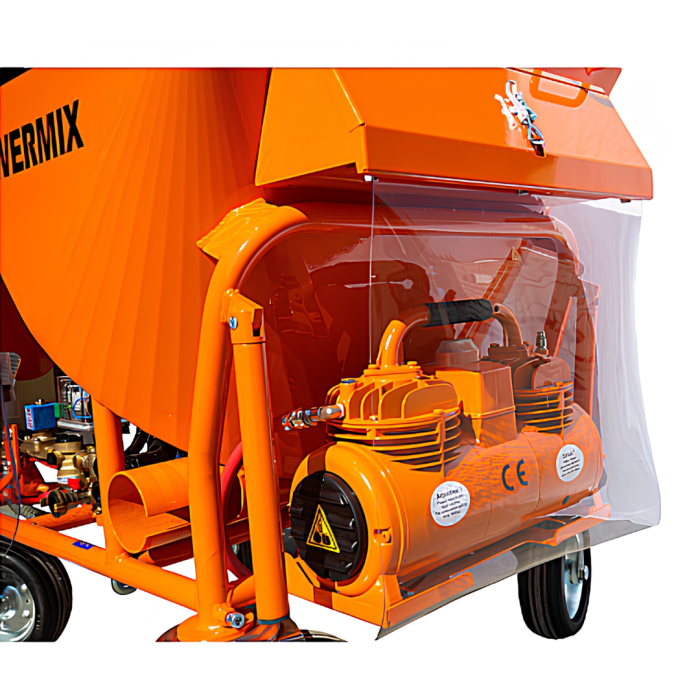 Masina de tencuit profesionala POWERMIX Germany 380V [7]