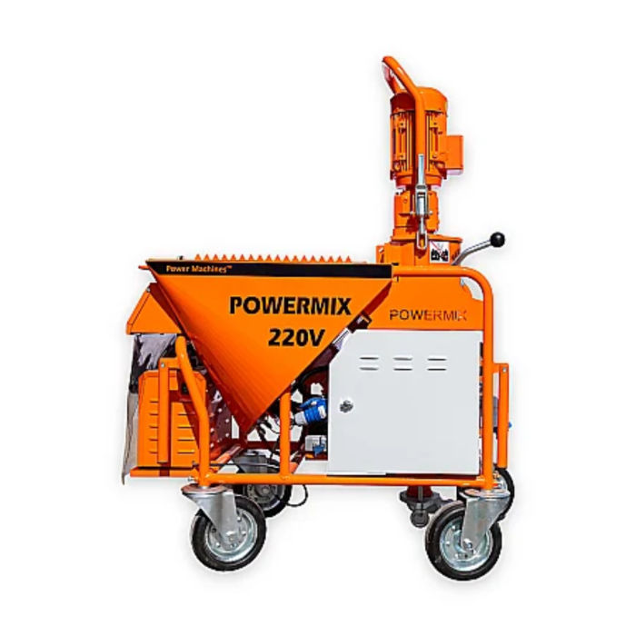 Masina de tencuit profesionala POWERMIX mono 230V monofazica [2]