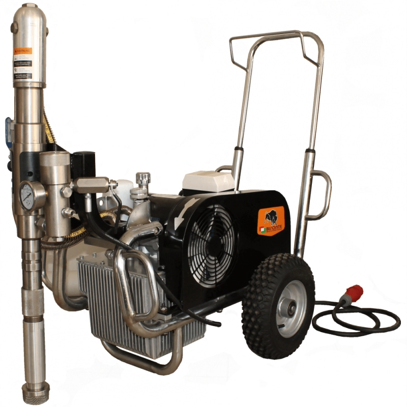 Pompa airless Bisonte PAZ9600E CART 380V debit 10 l/min [3]