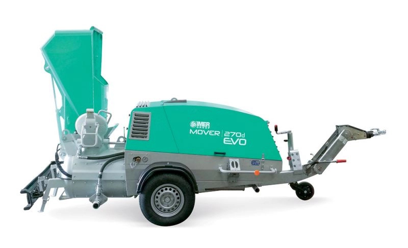 Pompa de sapa Imer MOVER 270 DBR EVO Yanmar diesel 47 cp debit 220 l/ciclu cu bena incarcare [2]