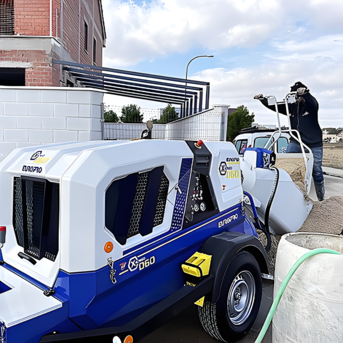Pompa sapa mecanizata profesionala EUROMAIR X-Screed D60 [3]