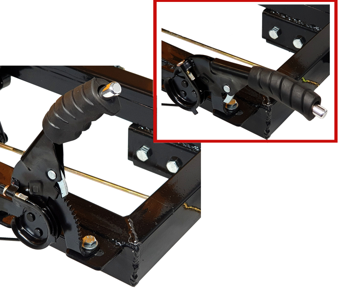 ProGARDEN Campo RM500C remorca 500kg motocultor, 1 osie, prindere bolt, roti [4]