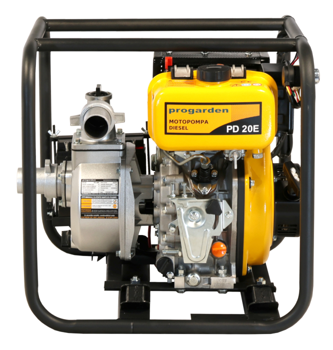 ProGARDEN PD20E motopompa 2/50mm, diesel, apa curata, pornire electrica [4]