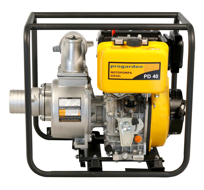 ProGARDEN PD40 motopompa 4/100mm, diesel, apa curata, pornire la sfoara [4]