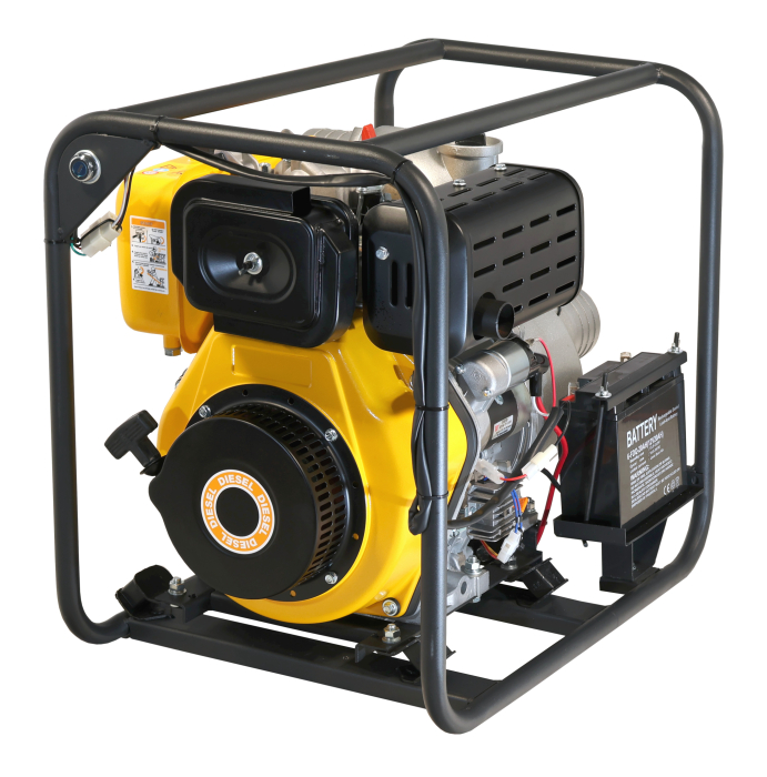ProGARDEN PD40E motopompa 4/100mm, diesel, apa curata, pornire electrica [2]