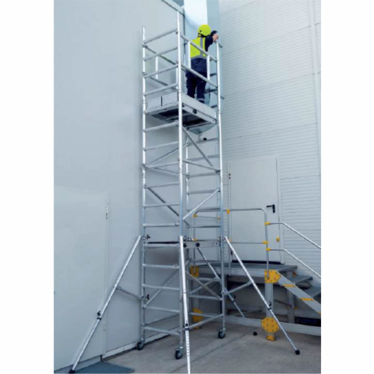 ProTUBE Mini7 Schela mobila profesionala din aluminiu H lucru 6,8 m [2]