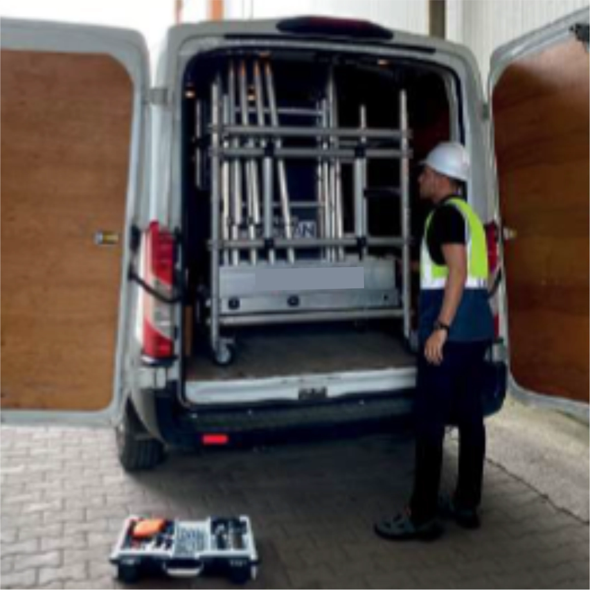 ProTUBE Mini7 Schela mobila profesionala din aluminiu H lucru 6,8 m [3]