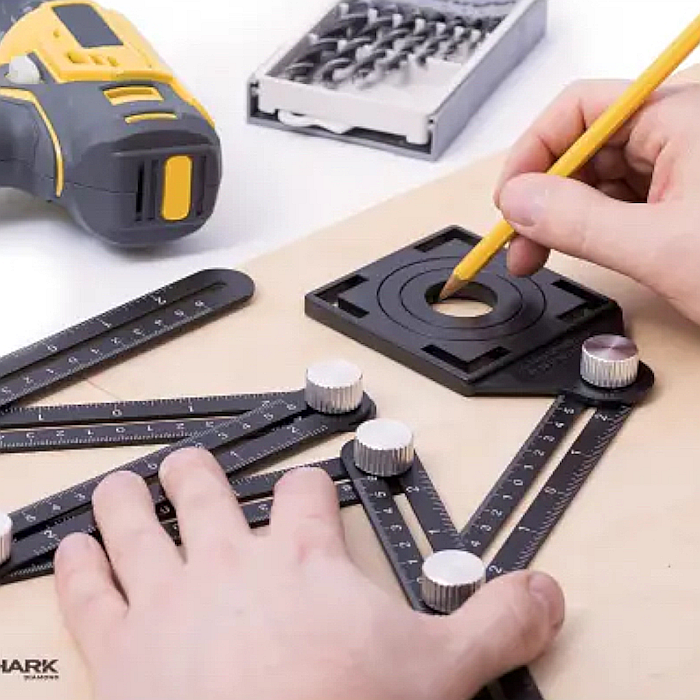 Sablon rigla marcator din aluminiu pentru carotare [4]