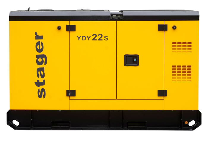 Stager YDY22S Generator insonorizat 22kVA, 87A, 1500rpm, monofazat, diesel [4]