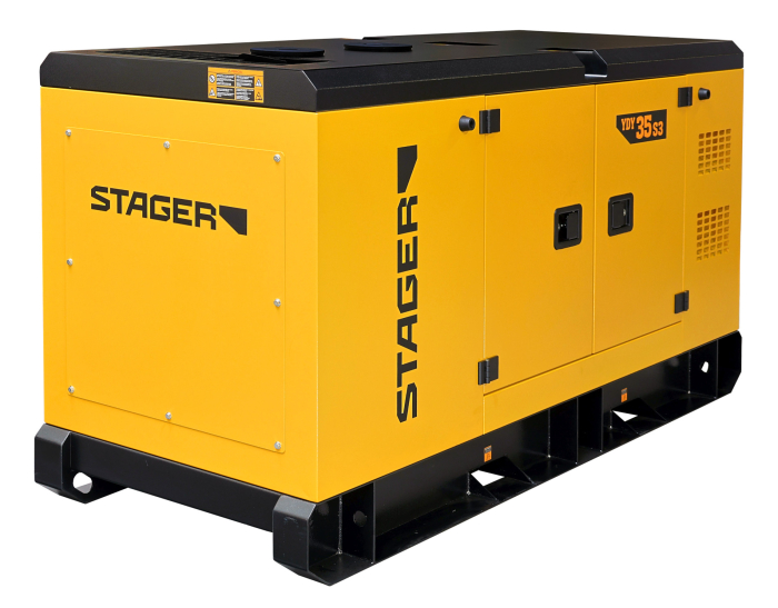 Stager YDY35S3 Generator insonorizat 35kVA, 46A, 1500rpm, trifazat, diesel [3]