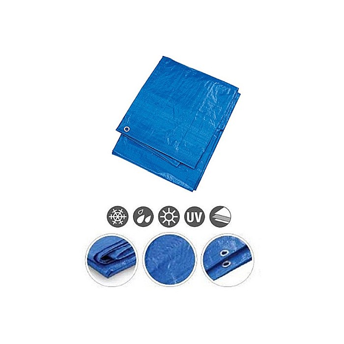 Prelata impermeabila cu inele 4x5m 60g/m [2]