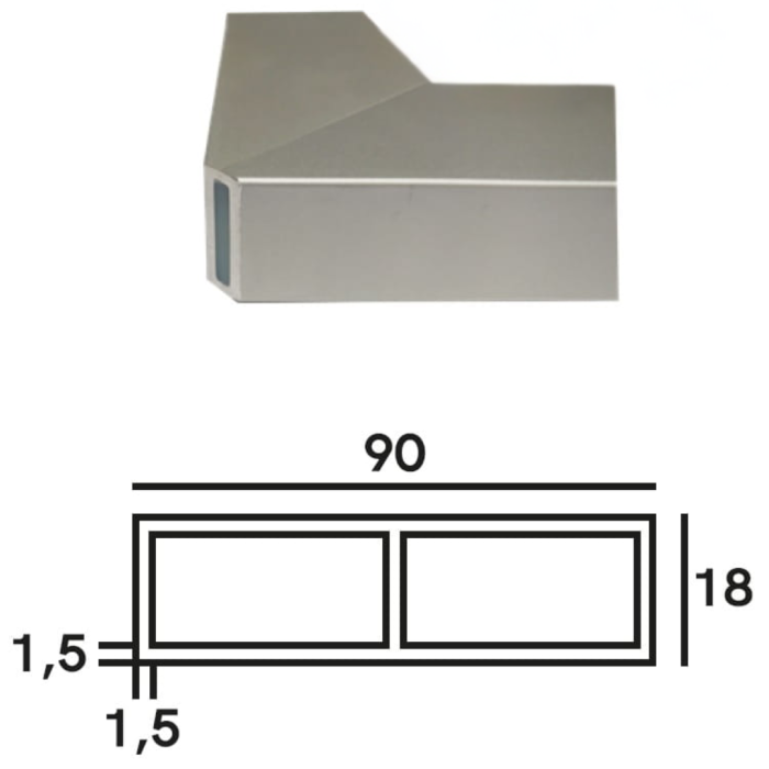 Vinclu mare cu 4 bule KB - 100x100 cm [3]