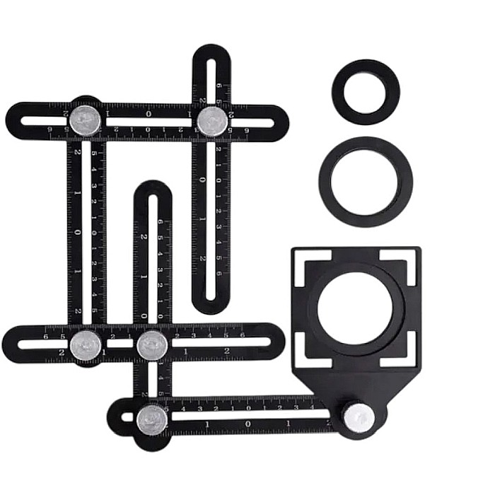 Sablon rigla marcator din aluminiu pentru carotare [2]