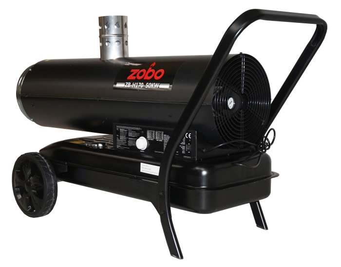 Zobo ZB-H170 Tun de aer cald, ardere indirecta, 50kW, 230V, 23mc [2]