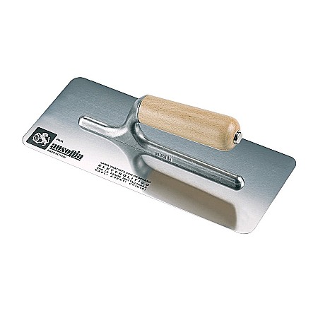 Gletiere, spacluri si mistri - Gletiera Stucco Venetian - Otel Inoxidabil - Maner Lemn - 20x8 cm - AUSONIA