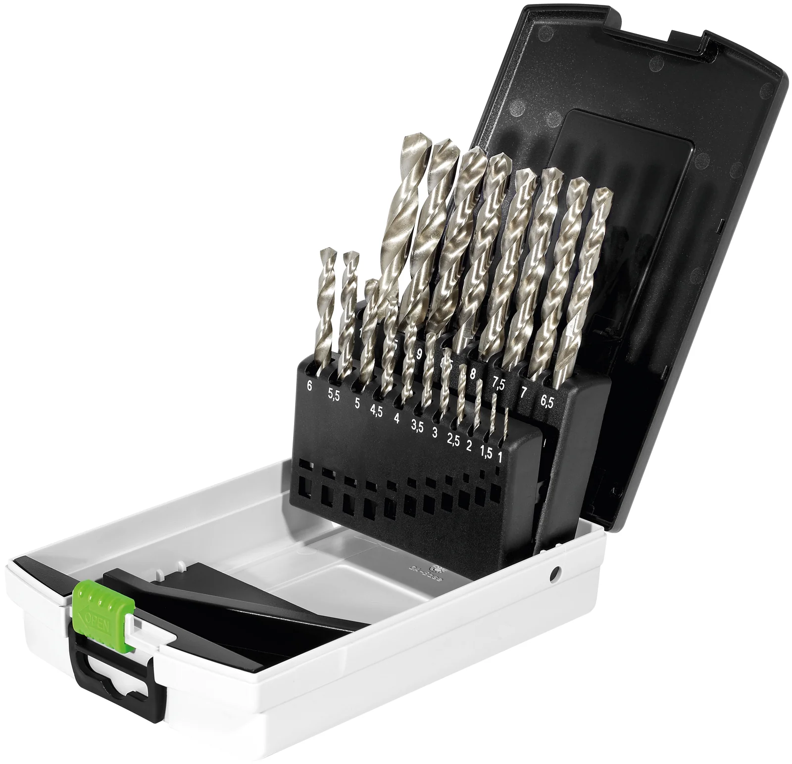 Festool Set de capete de burghiu HSS D 1-10 Sort/19