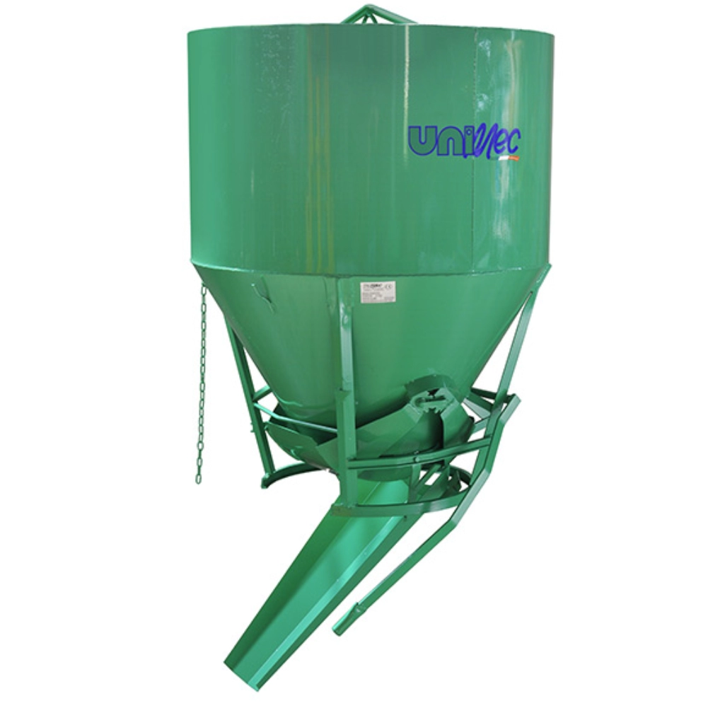Accesorii scule si utilaje - Bena beton combinata, descarcare centrala si laterala 750 lt UNIMEC FG16CC75