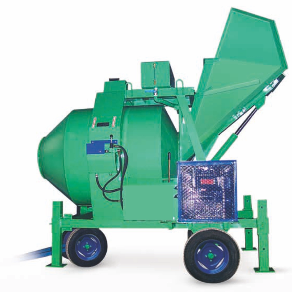 Betoniere profesionale si semiprofesionale - Betoniera cu automatizare BIR 1000DE, motor Diesel, 17,25 kW, 1000 l, 18 m³/h, pornire electrica