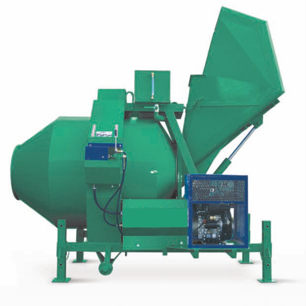 Betoniere profesionale si semiprofesionale - Betoniera cu automatizare BIR 750DE, Diesel, 10,5 kW, 750 l, 17 m³/h, pornire electrica