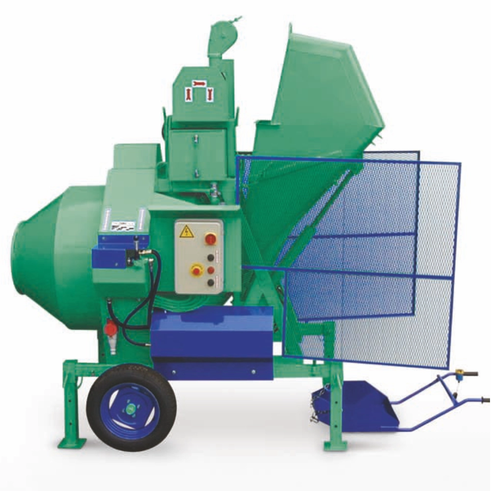 Betoniere profesionale si semiprofesionale - Betoniera cu automatizare BIR 750E, motor 400V, 5,6 kW, 750 l, 17 m³/h