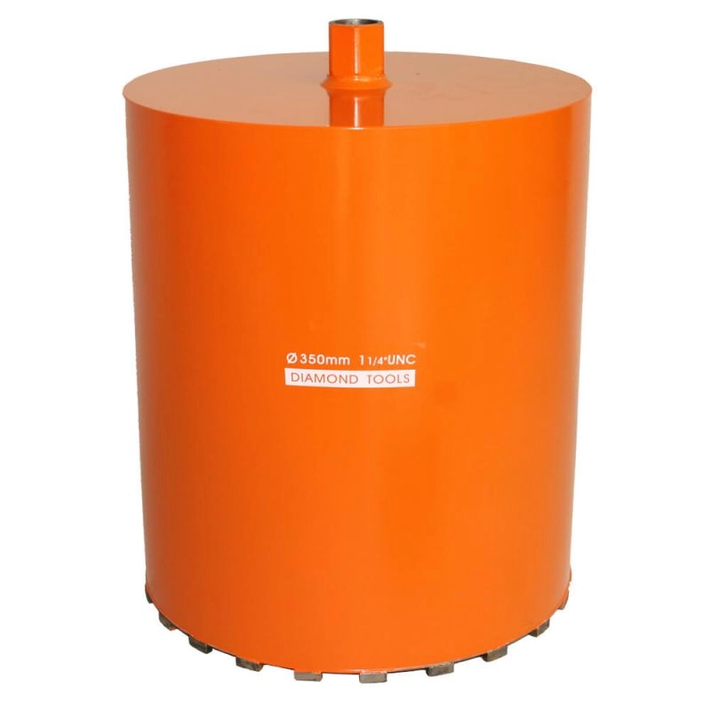 Accesorii scule si utilaje - Carota Bisonte 350 x 400 mm diamantat-sudat, prindere UNC 1 1/4″