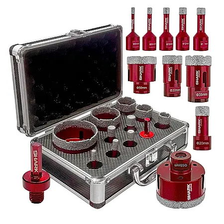 Produse - Carote diamantate M14 Set 10 bucati SHARK