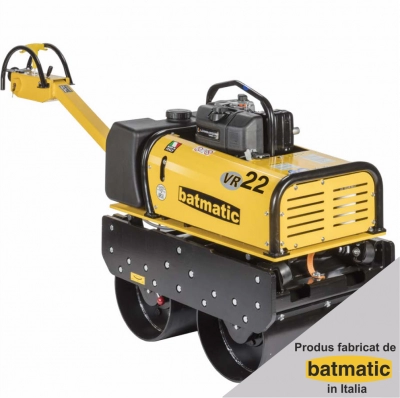 Placi de compactat - Cilindru dublu vibrocompactor BATMATIC VR22E 716 kg motor KOHLER 15LD440 10,9 cp