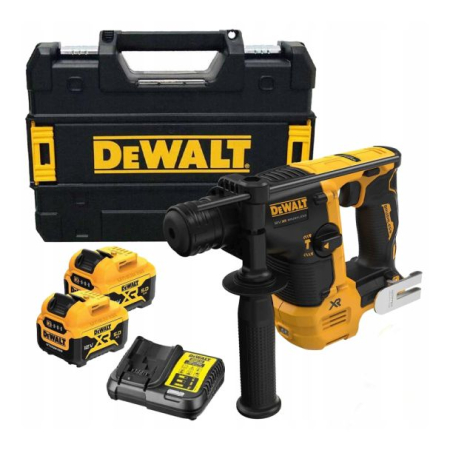 Festool - Ciocan rotopercutor SDS Plus DeWALT DCH072P2, 1.1 J, cu 2 acumulatori XR 12V / 5.0Ah si incarcator