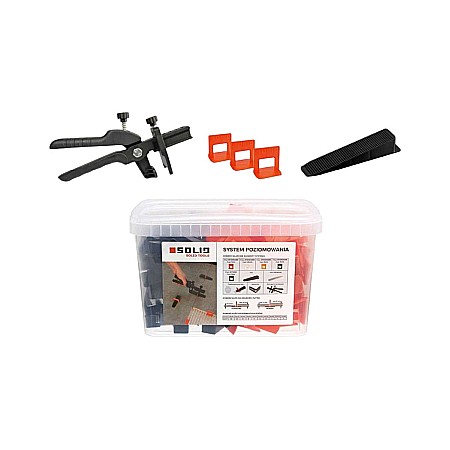 Distantiere și pene de montaj gresie/faianta - SET CLIPS 100 BUC + PANA 50 BUC + CLEȘTE