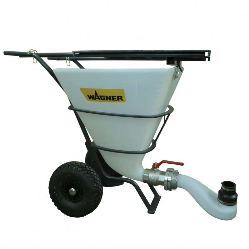 Cuva material 100 L Wagner (HC, PS3.31) include conector pompa, rola golire saci si capac [1]